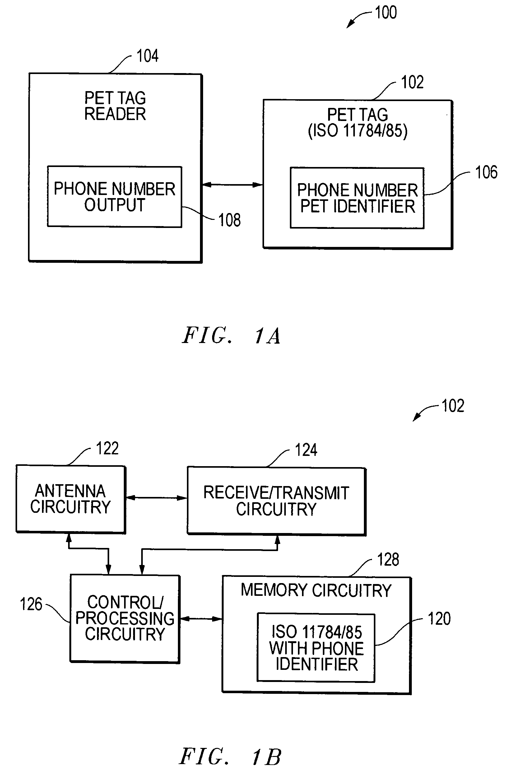 Phone number and manufacturer identifiers for ISO 11784/85 compatible transponders and associated systems and methods