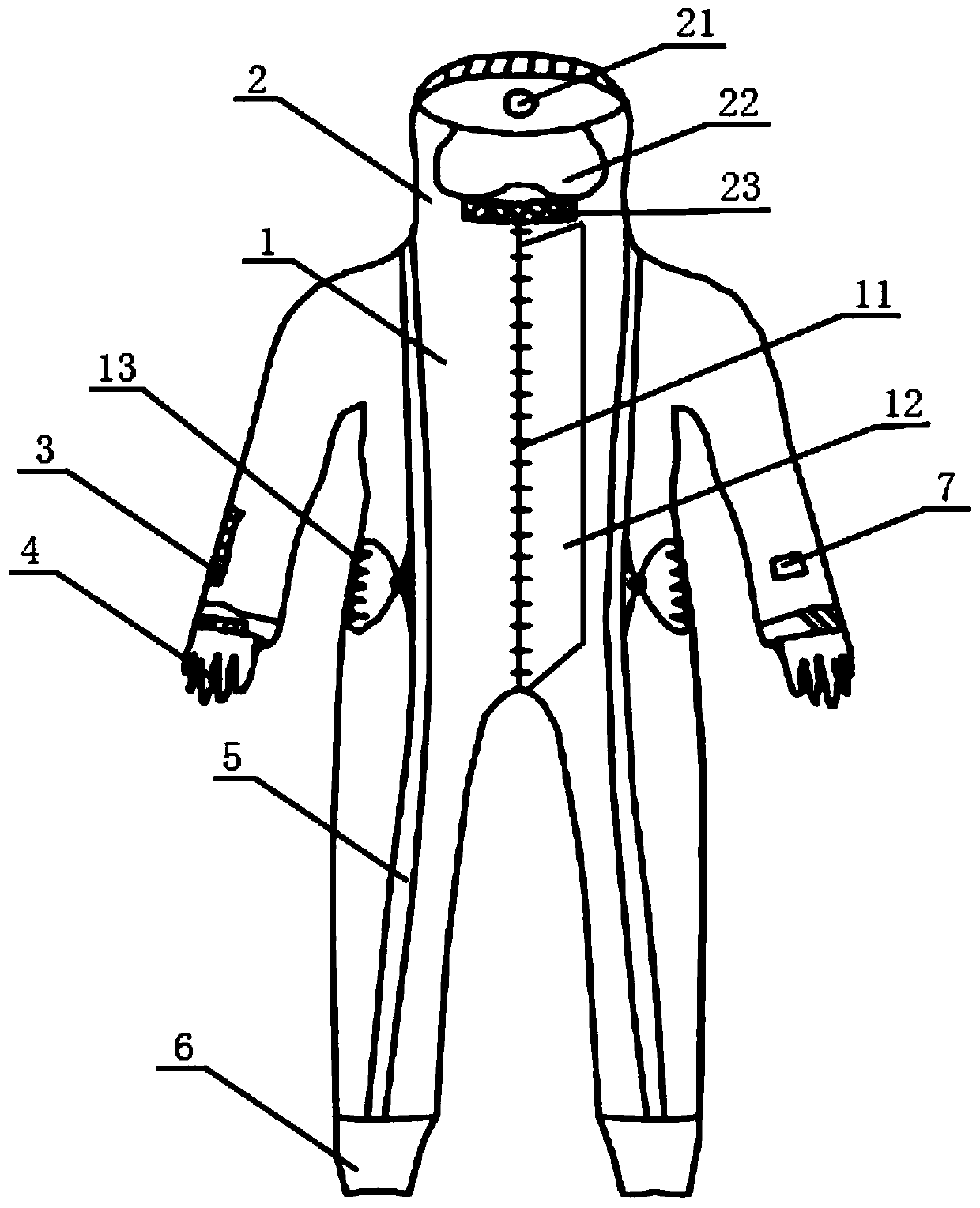 High-temperature-resistant air breathing clothing