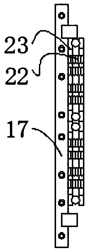 Double-sided blackboard for electronic engineering teaching