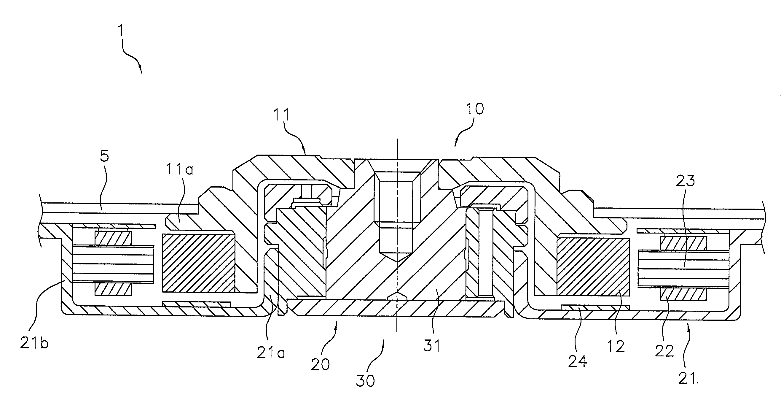 Hydrodynamic bearing device and spindle motor equipped with same, and information apparatus