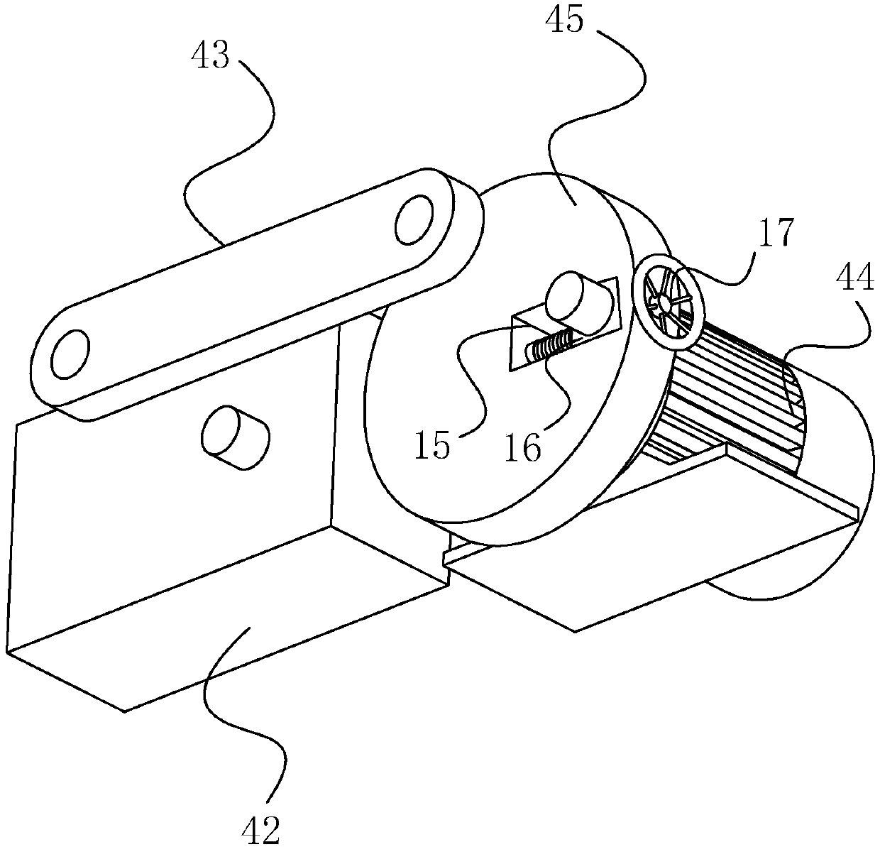 Roller micromotion adjusting device of elasticizer