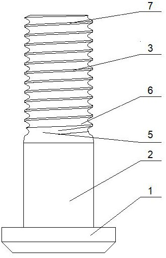 Threaded fastener with short run-outs