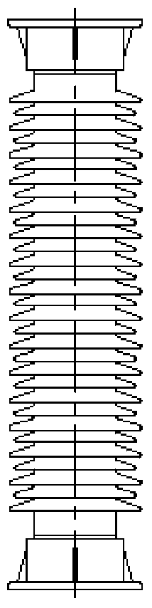 Anticorona flange for extra-high voltage post insulator