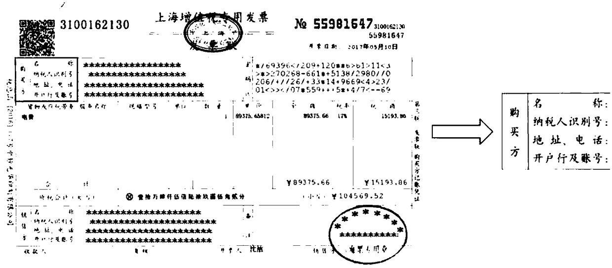 CRNN-based bill information recognition algorithm, device and storage medium