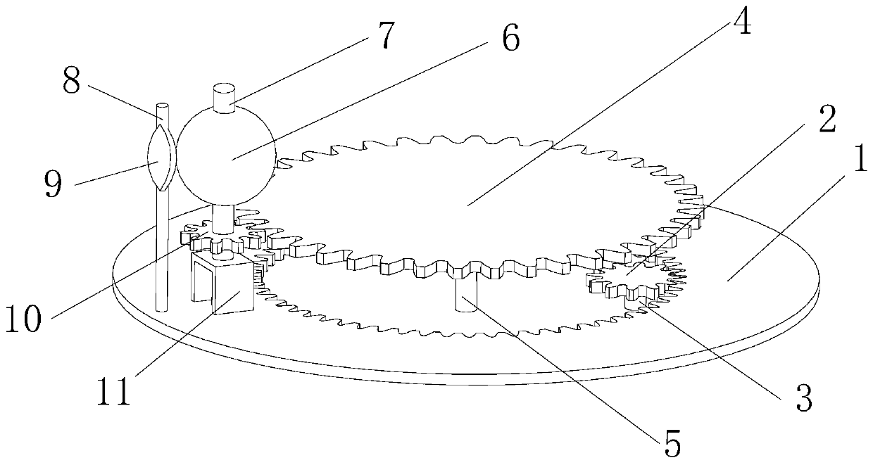 Device and method for plating film on curved surface material