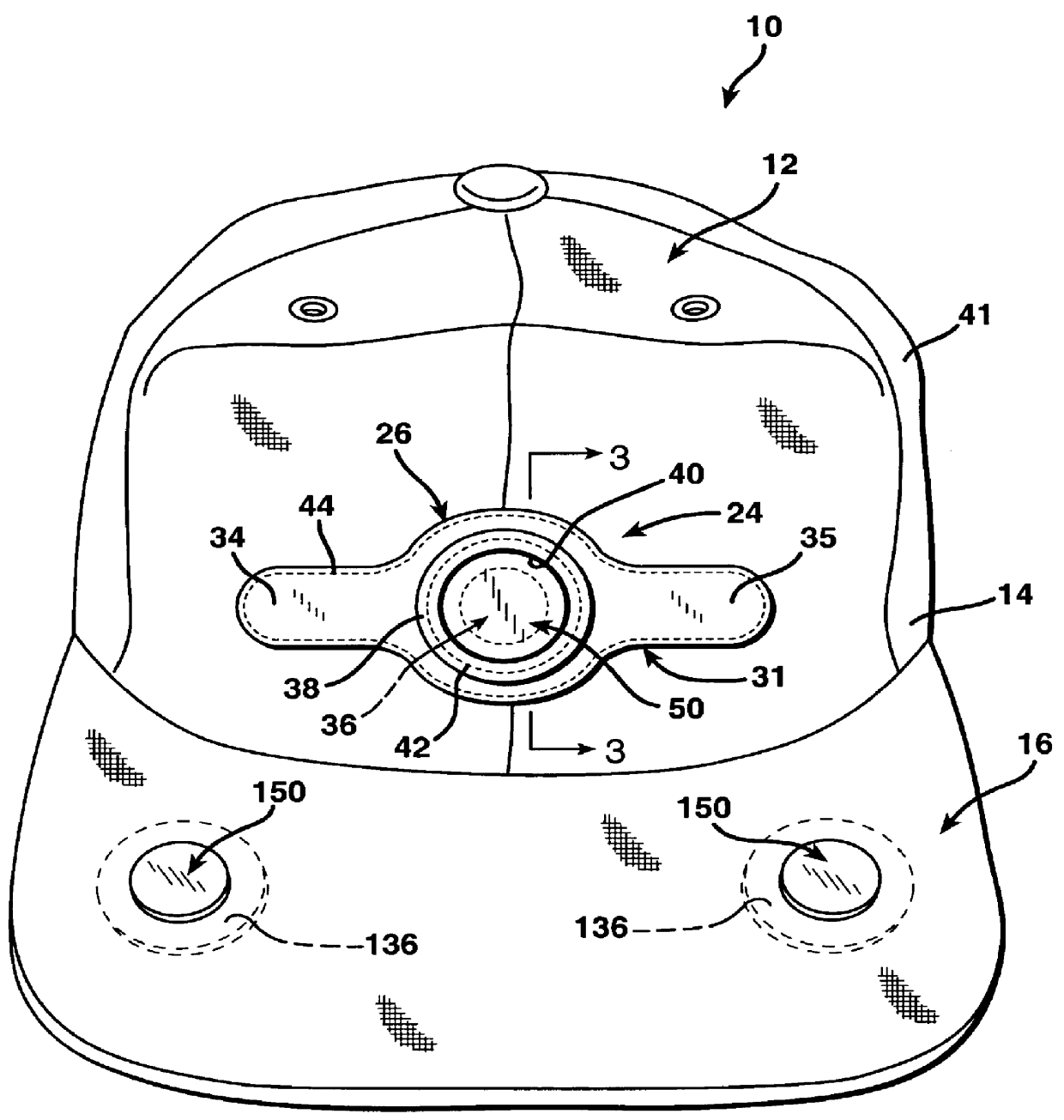 Article of clothing with embedded magnet