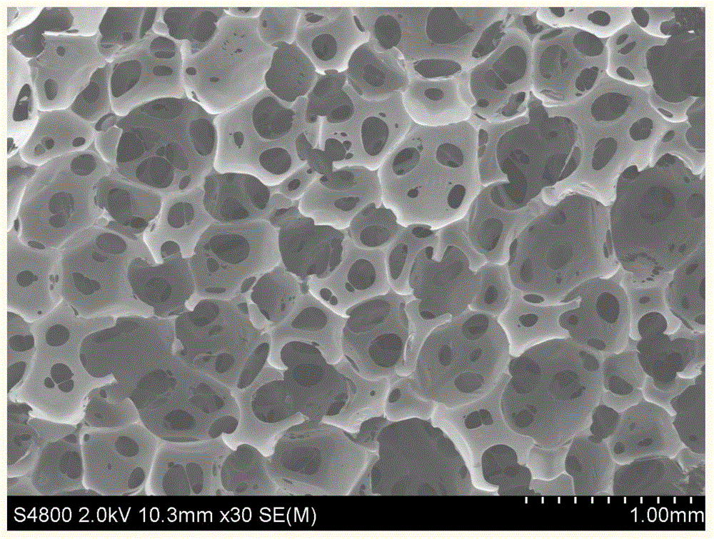 Vehicle-used slowly-springback polyurethane foam composite material