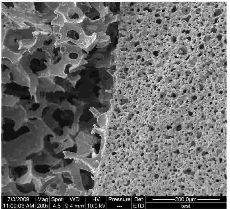 Method for preparing honeycomb-like active carbon through foaming polyurethane