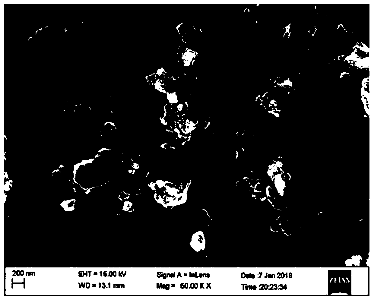 A kind of preparation method of vanadium slag/calcium oxide diffusion couple