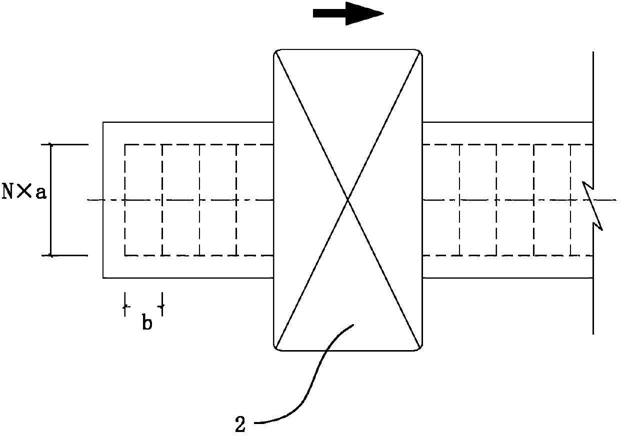 Construction method of compact underwater rubble bed