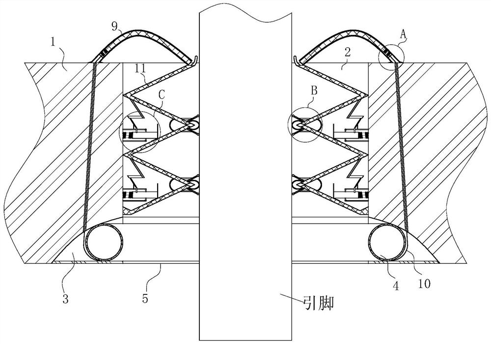 a chip substrate