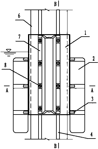 Ship docking device