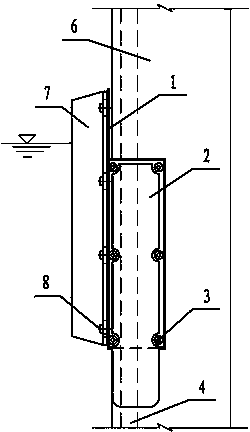 Ship docking device