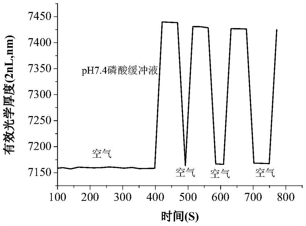 Porous silicon-based non-labelling real-time online detection method for cholera toxins