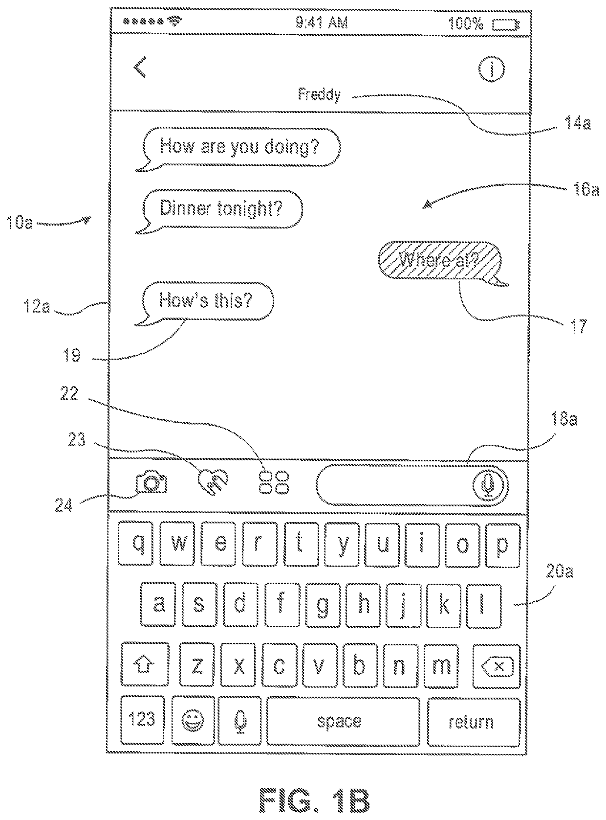 Polling extension application for interacting with a messaging application