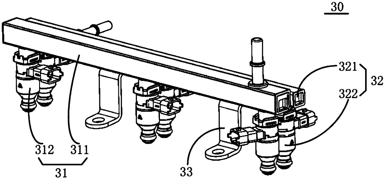 Starting method used for methanol engine and methanol engine