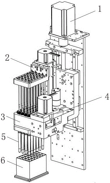 Magnetic bead separation device for nucleic acid extraction