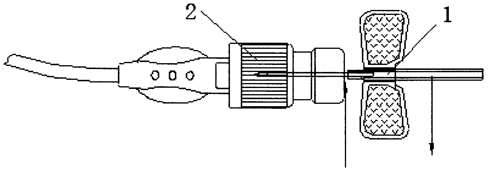 Disposable transfusion needle