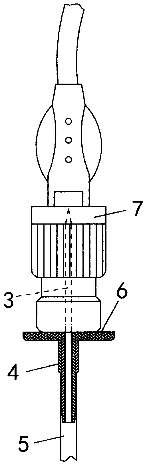 Disposable transfusion needle