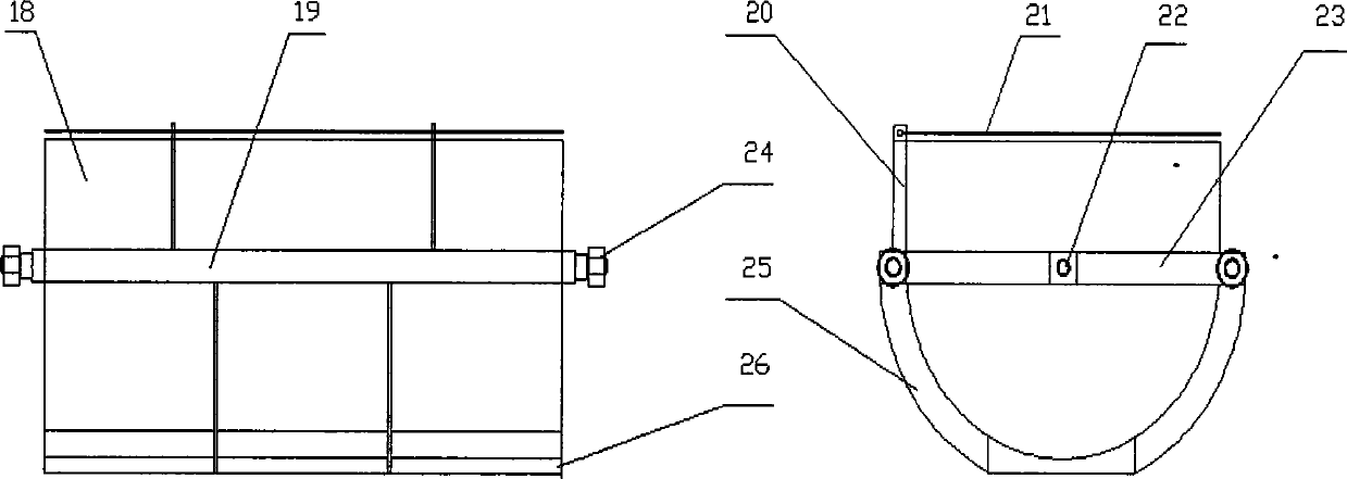 Automatic hydraulic turnover type OAR (Organics Aerobic Oxidation Resources) treatment device