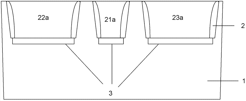 Parasitic transversal NPN component and manufacturing method