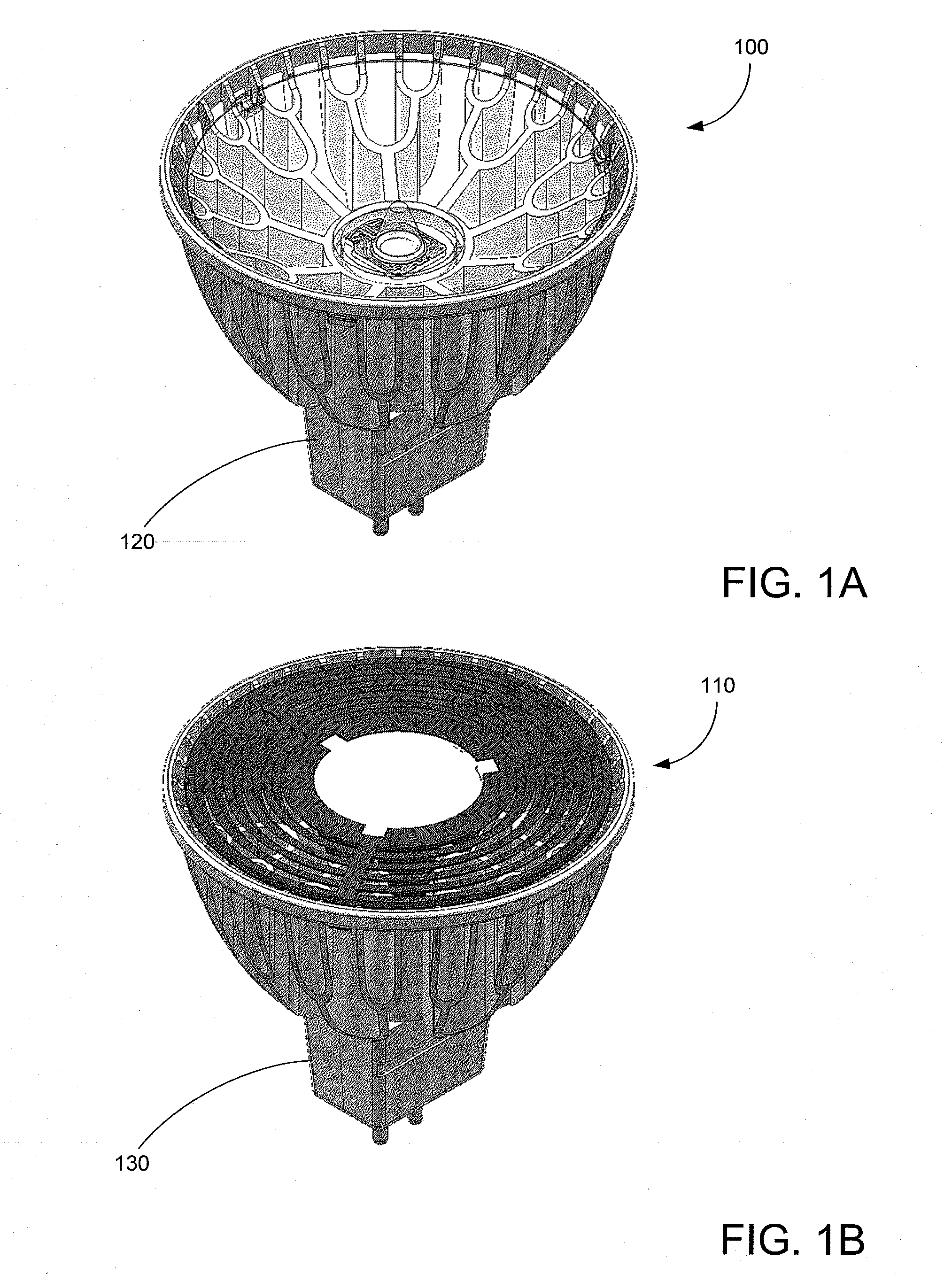 Illumination source with direct die placement