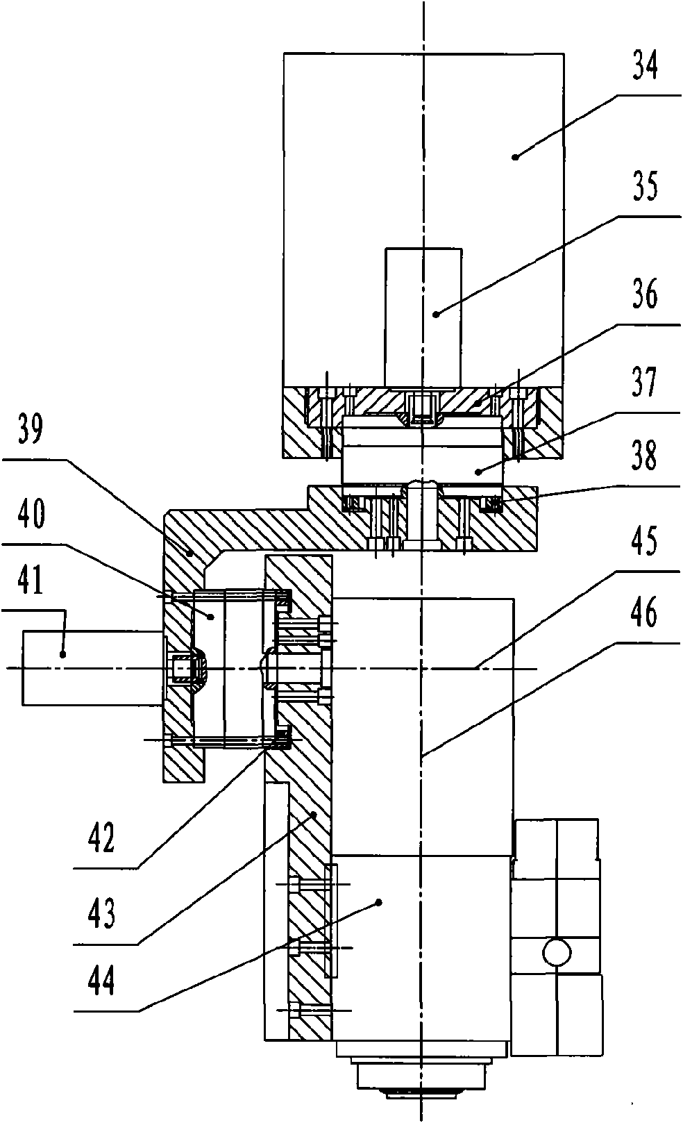 Gantry type five axes numerical control machine tool