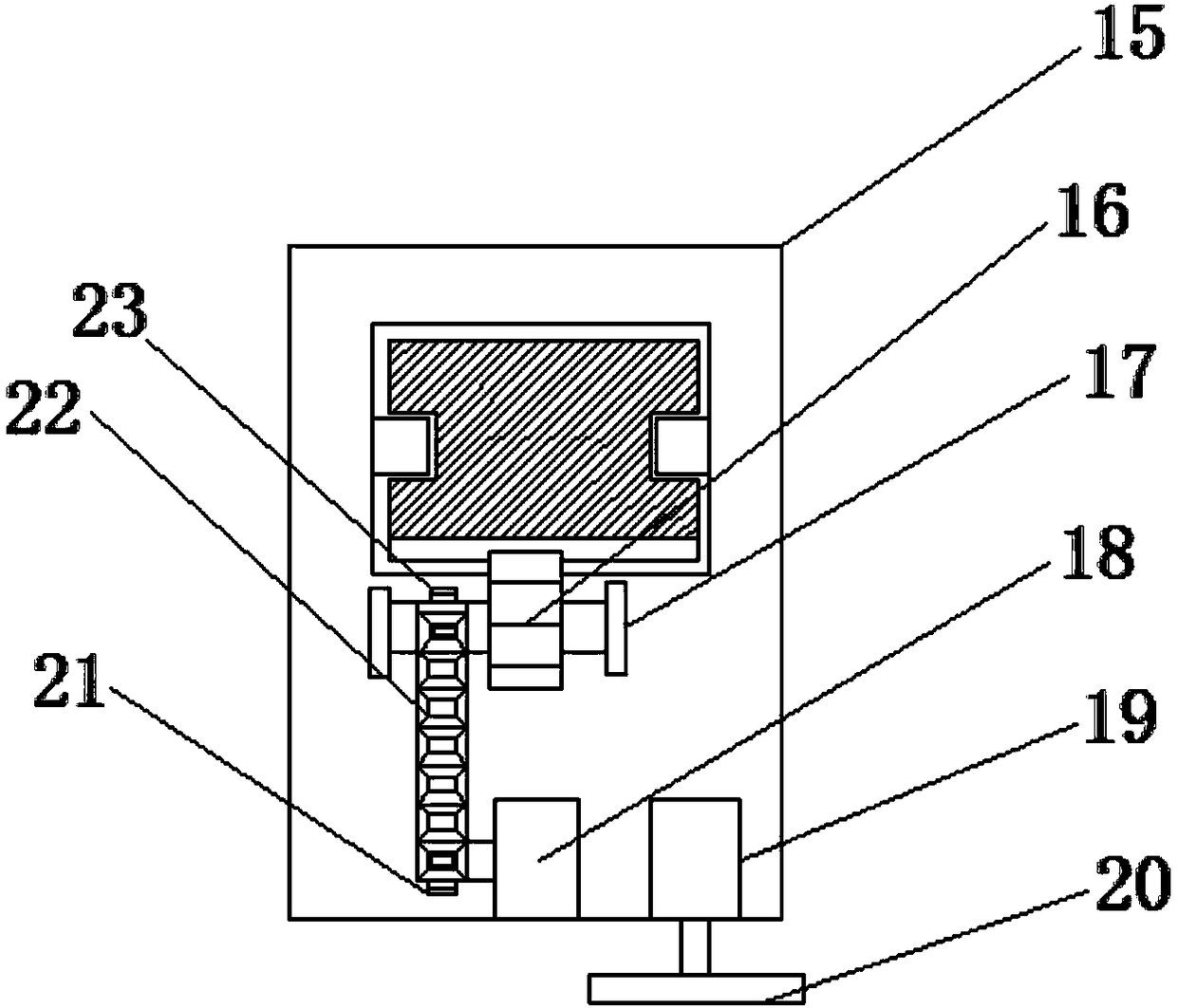 Automatic feeding type pipe cutting device with noise reduction function