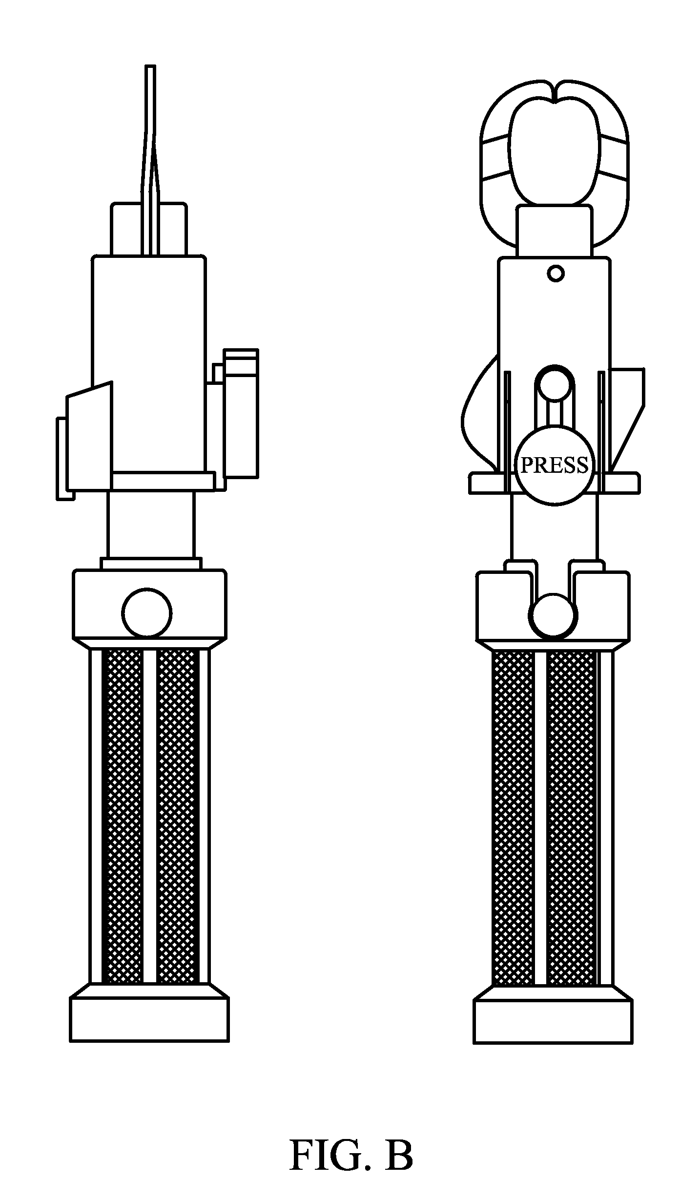 Flash landing and control device