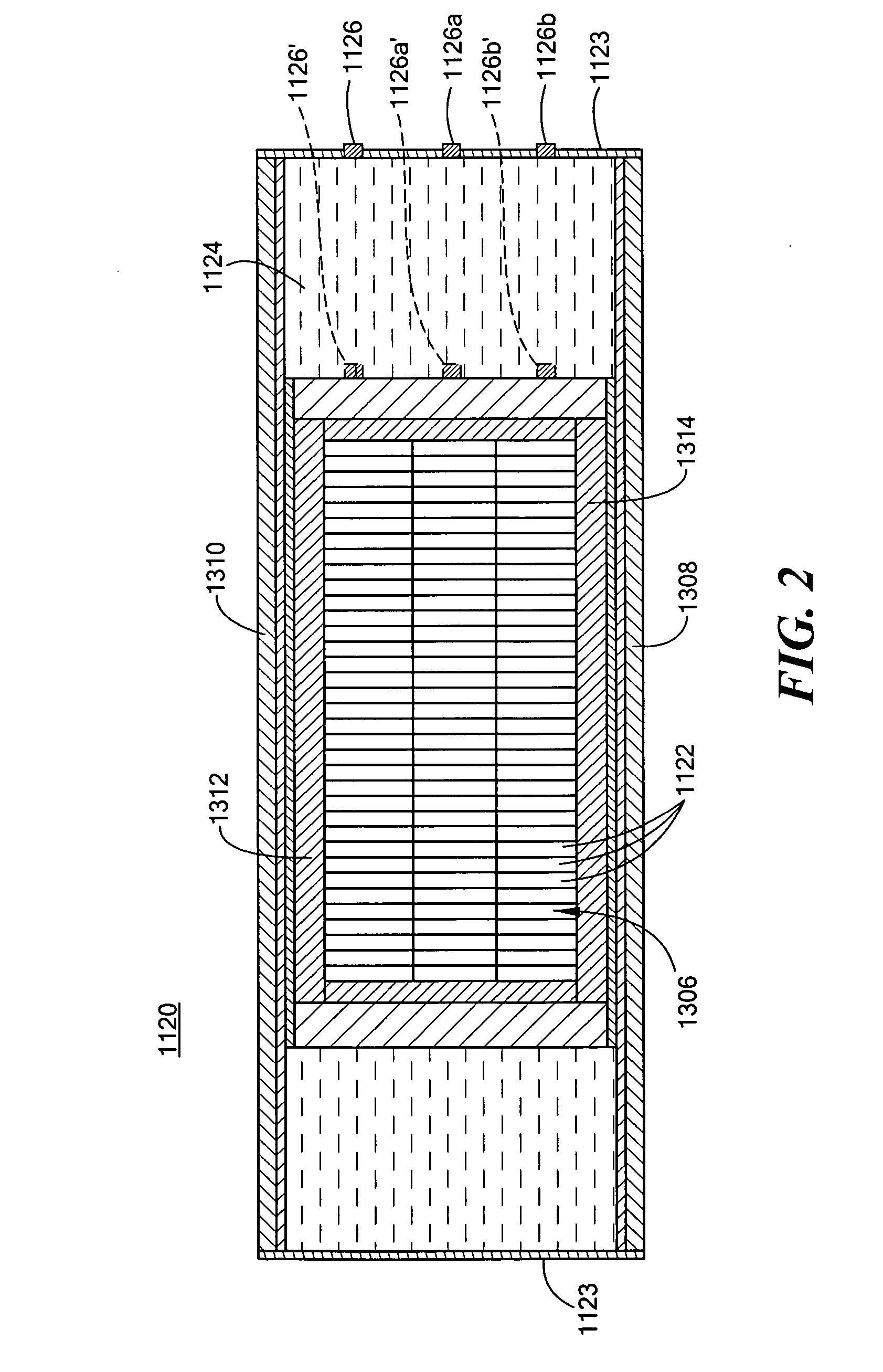 Kinetic energy rod warhead with self-aligning penetrators