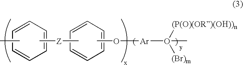 Aromatic polymer phosphonic acid derivative and process for production the same