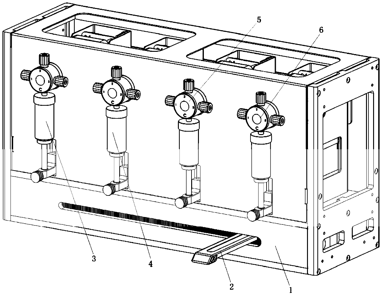 Multifunctional multi-channel sample loading device for permanganate index analyzer