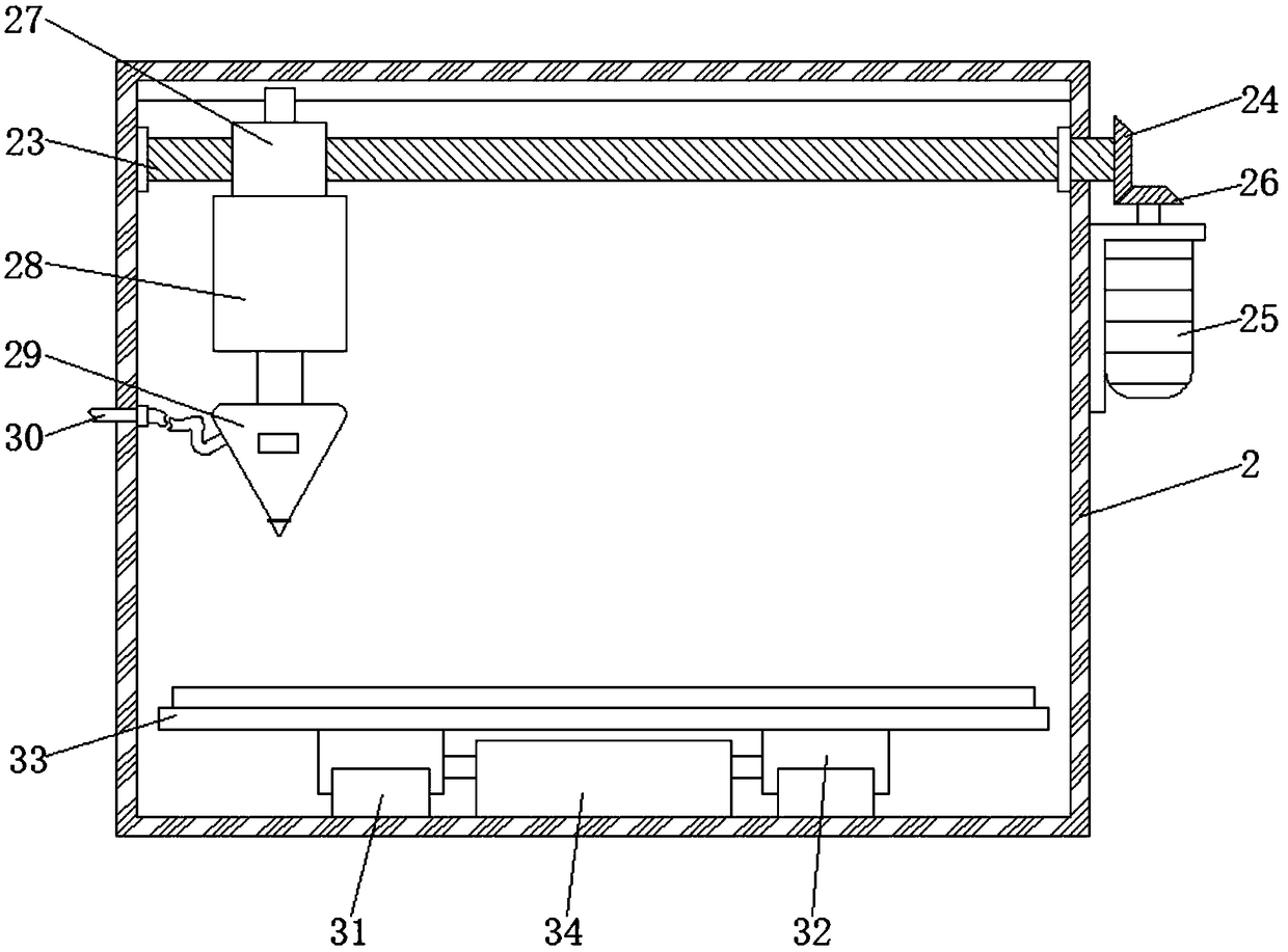 3D printer with quick heating and anti-blocking functions