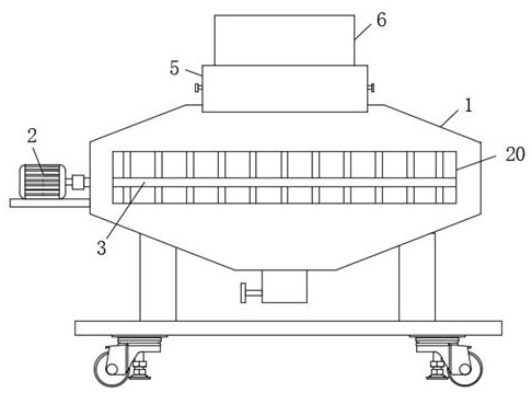 Food processing stirring device