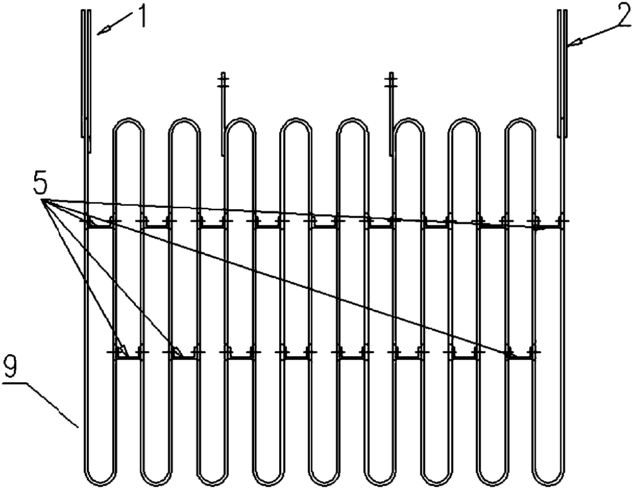 Stainless steel piecewise adjustable resistor and adjustable brake resistor