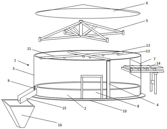 Field type material fine crushing and high-quality and high-efficiency uniform mixing equipment and method