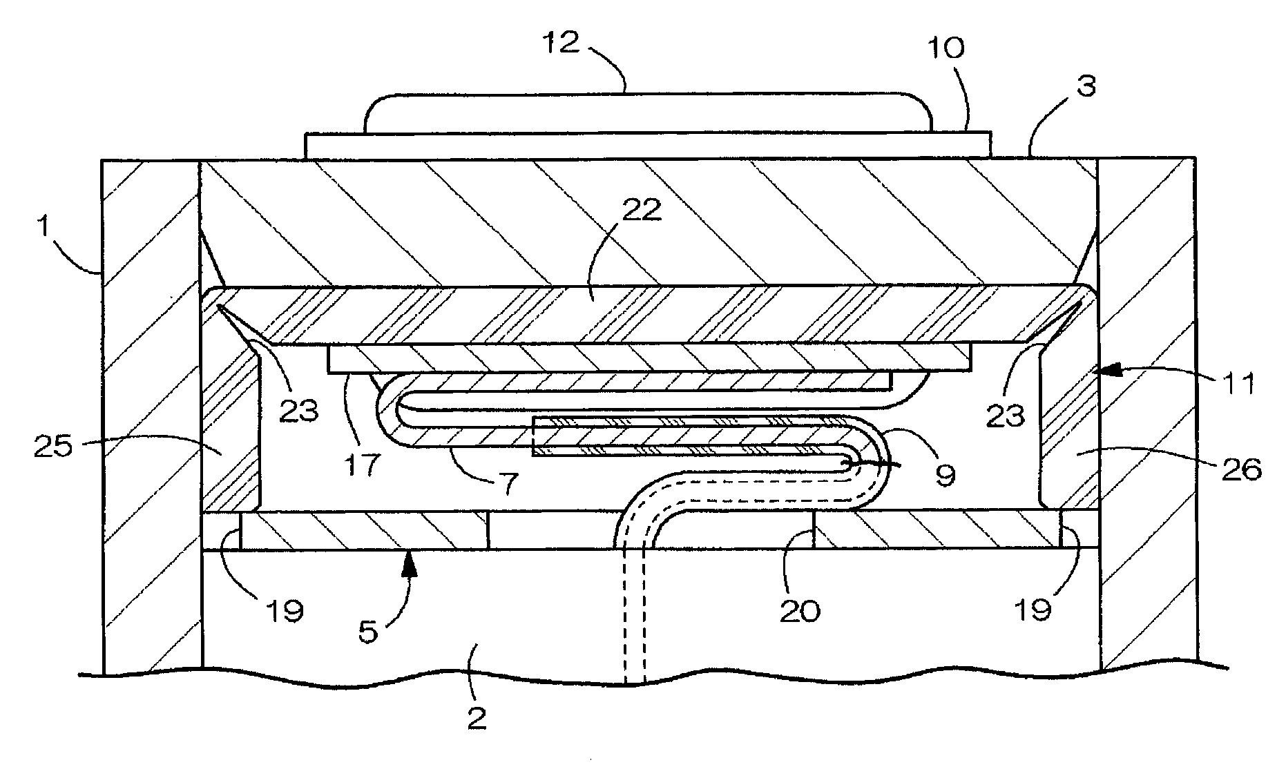 Sealed prismatic battery