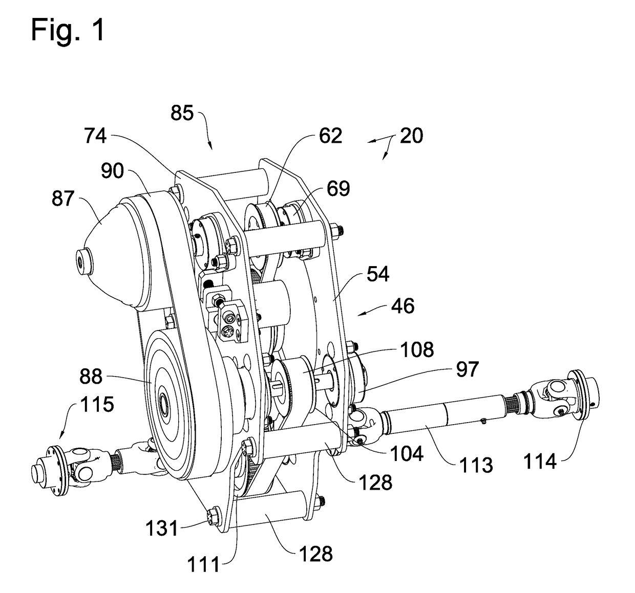 Compartmentalized Riding Trowel Cvt Clutch Module