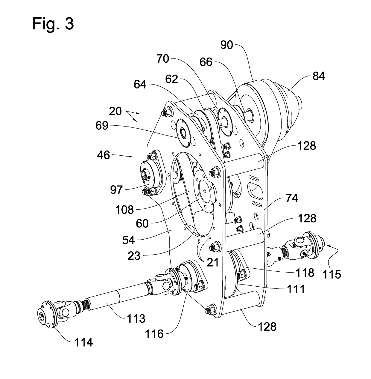 Compartmentalized Riding Trowel Cvt Clutch Module