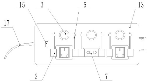 Protection device based on anti-electric shock socket