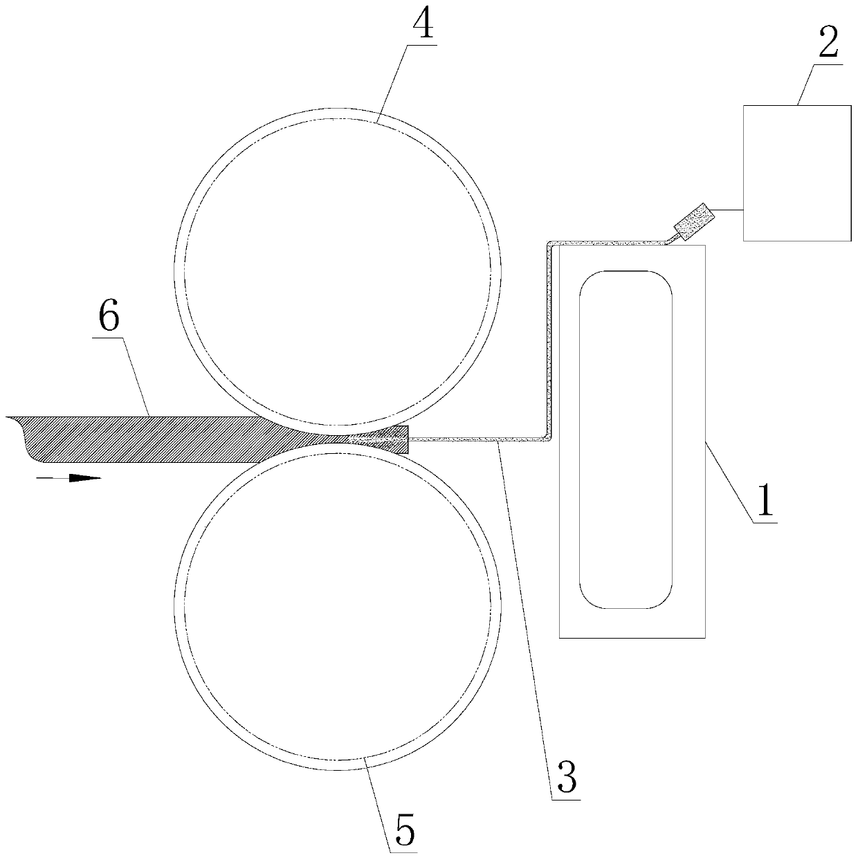 Dust removing device of high-speed wire and rod rolling machine