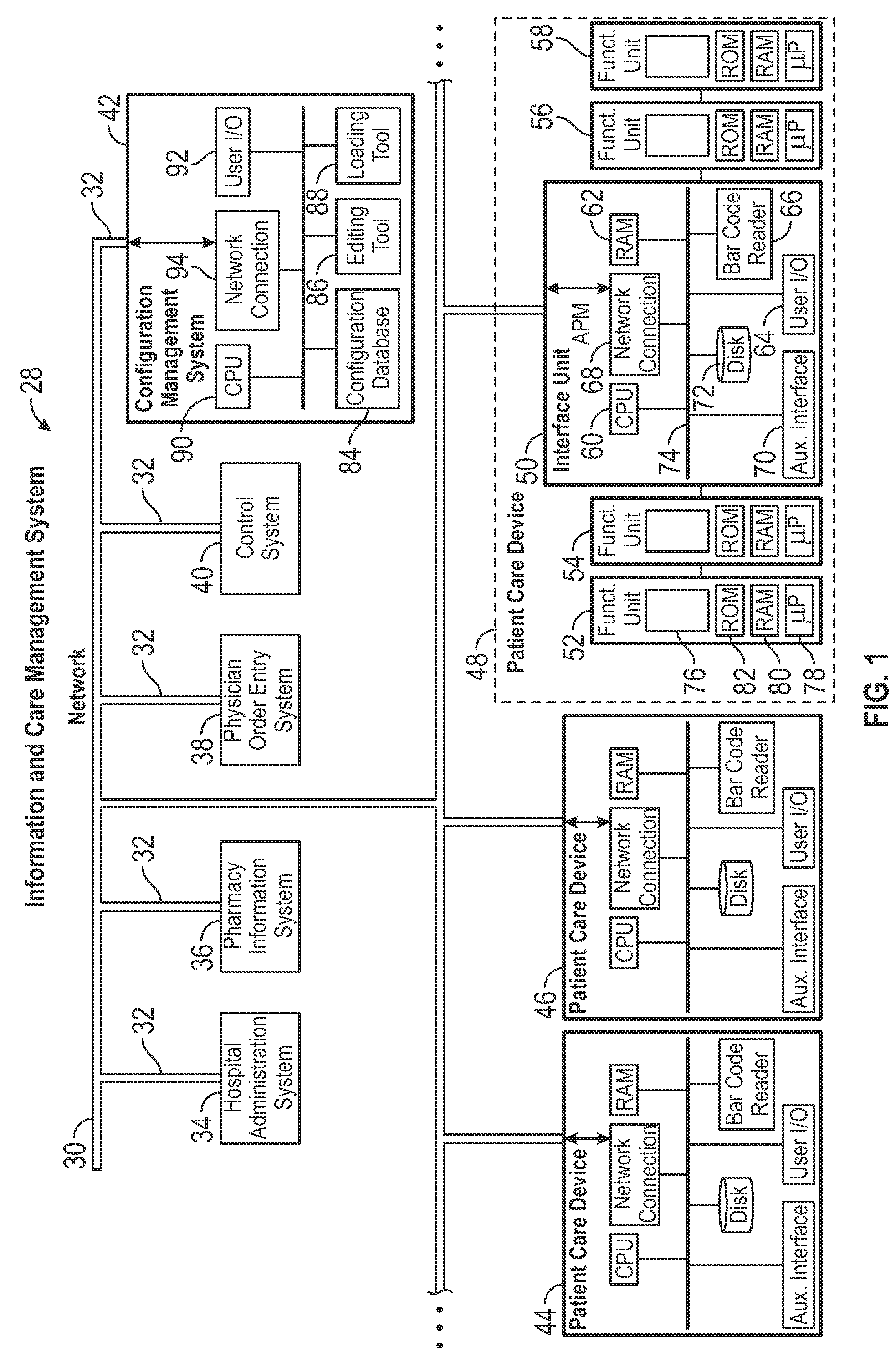 System and method for managing medical databases for patient care devices