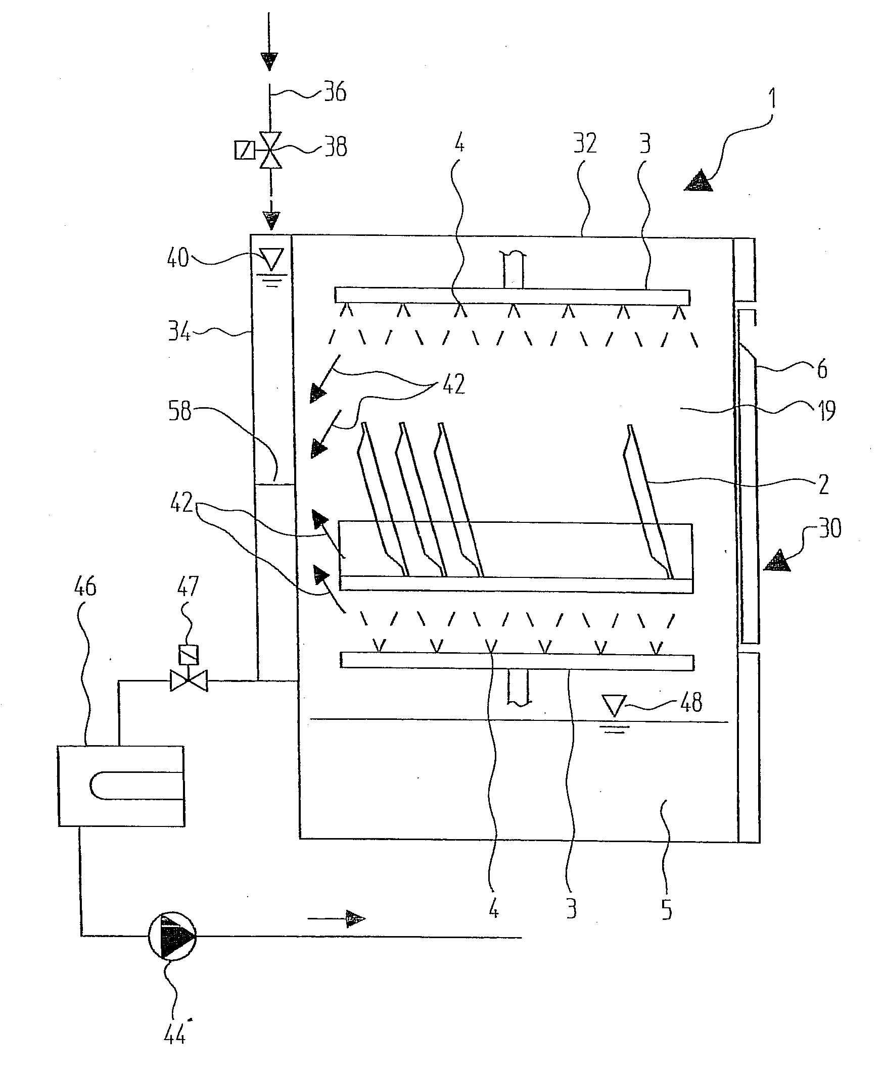 Energy-optimized cleaning machine