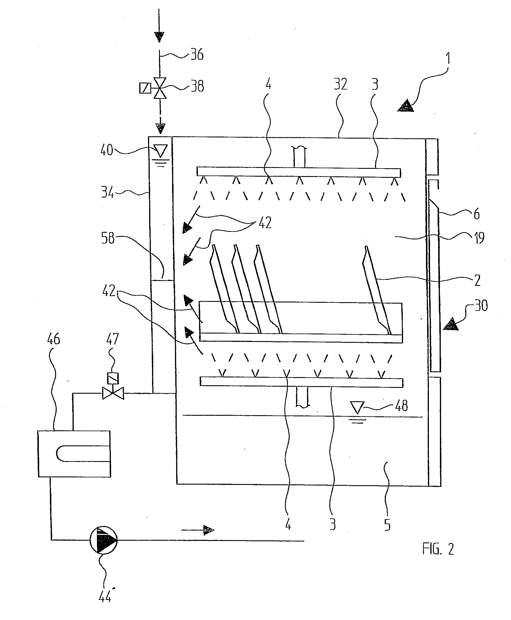 Energy-optimized cleaning machine