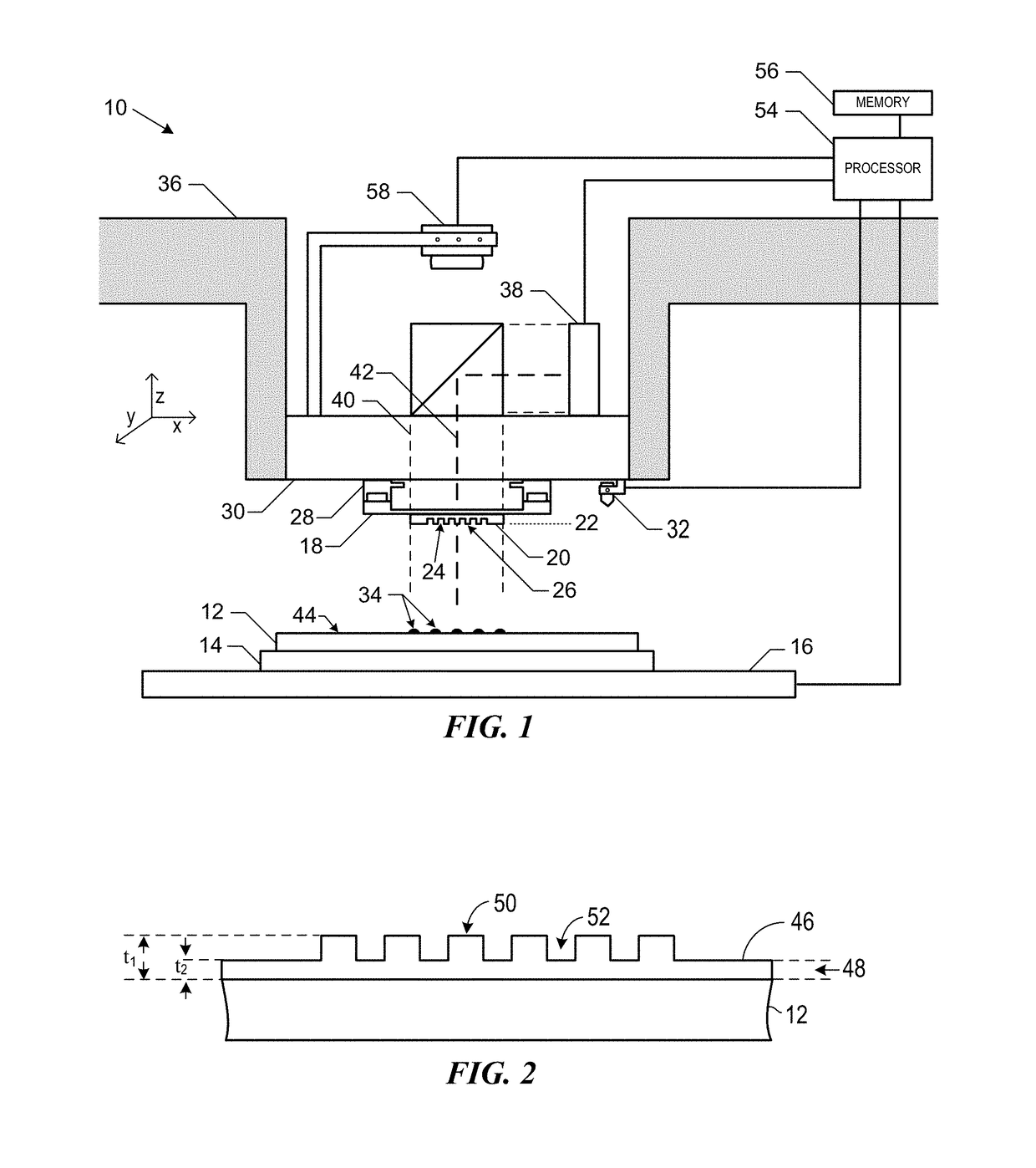 Method for forming planarized etch mask structures over existing topography