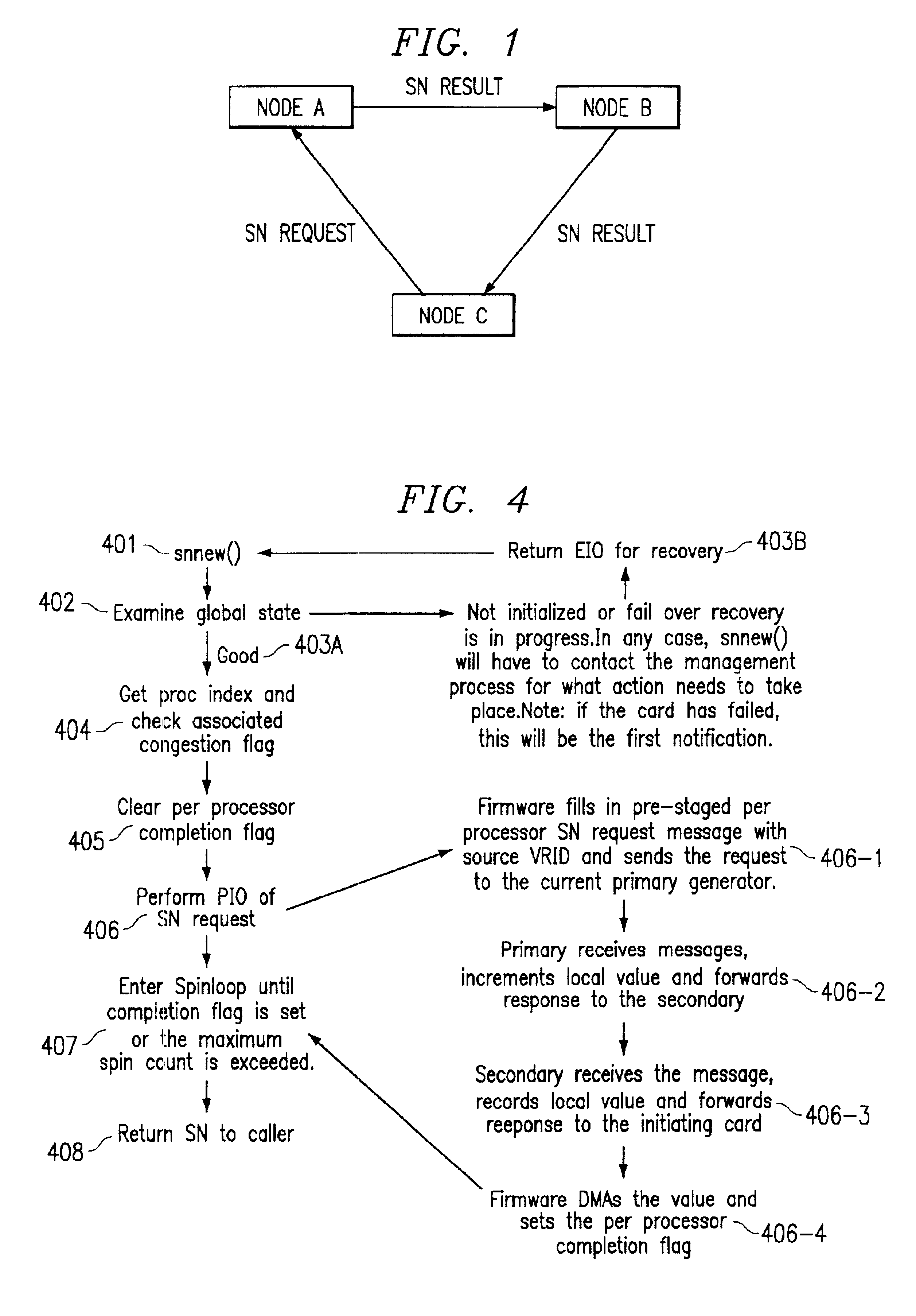 Highly available, monotonic increasing sequence number generation