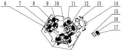 Omni-directional distributing and conveying device