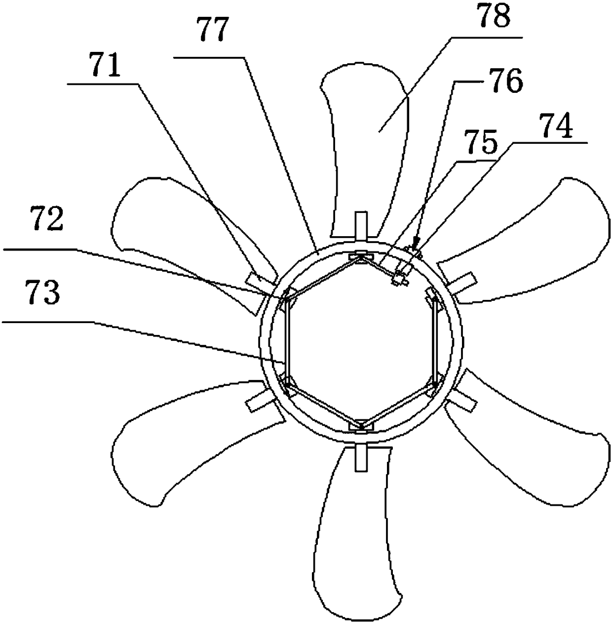 Notebook computer radiator capable of adjusting air volume