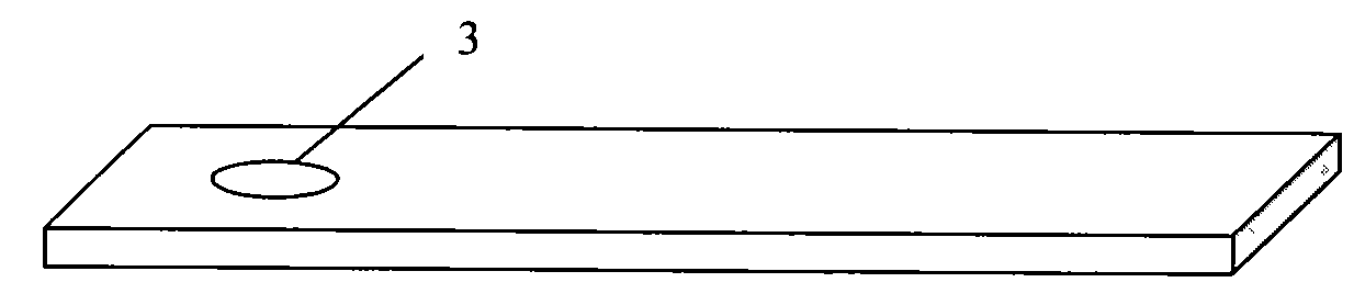 Homocysteine dry chemical detection strip and preparation method thereof