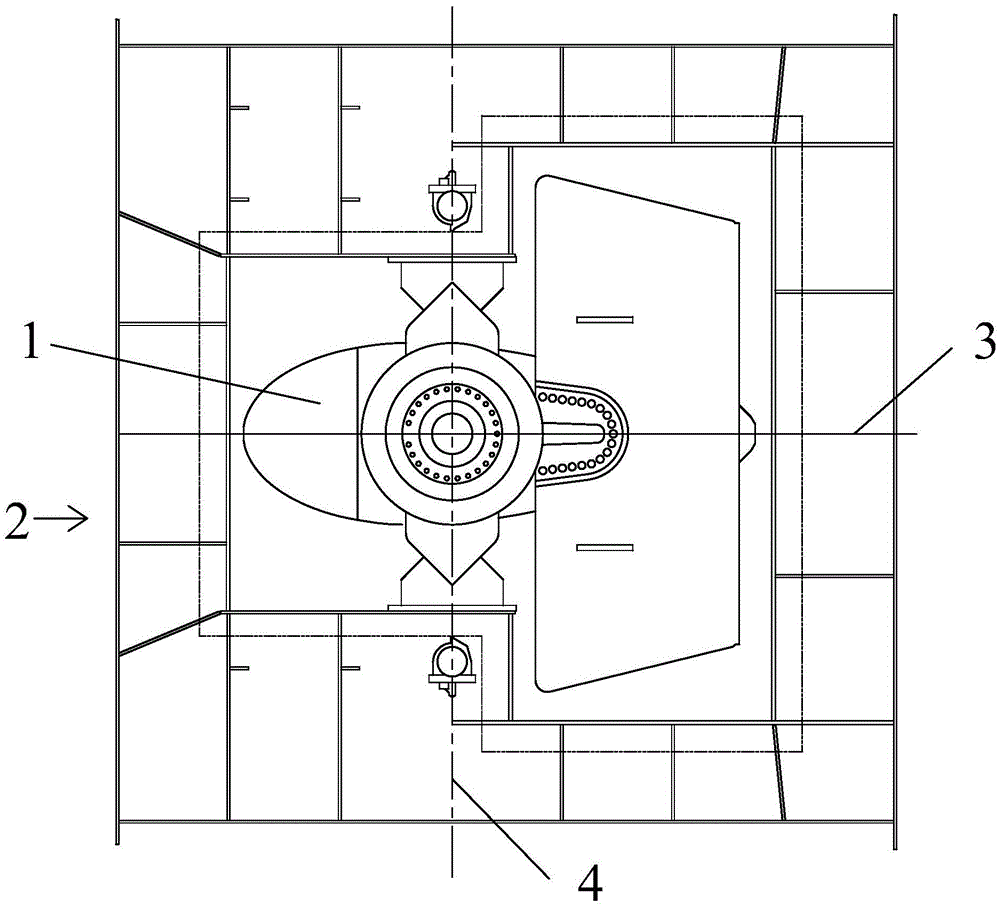 Installation method of retractable azimuth auxiliary thruster